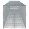vidaXL horganyzott vas gabion kosár fedéllel 850 x 100 x 100 cm