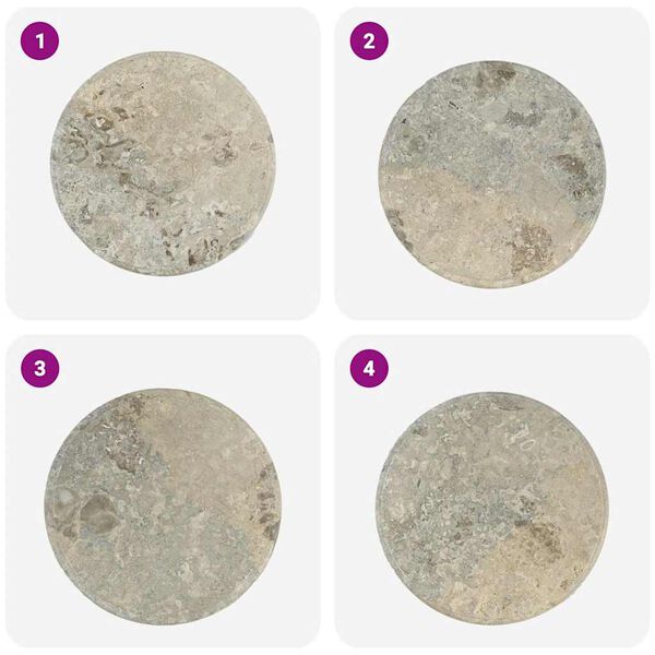 vidaXL sz&uuml;rke m&aacute;rv&aacute;ny asztallap &Oslash;50 x 2,5 cm