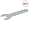 vidaXL Spanner / k&iacute;gy&oacute;szem 12 db Ez&uuml;st 13 mm Vas