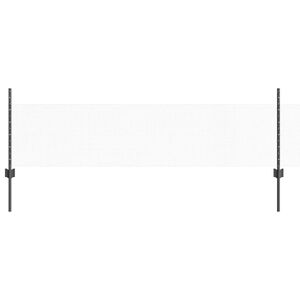 vidaXL Hatsz&ouml;gletű ker&iacute;t&eacute;s oszlopokkal 50 x 0,5 m PVC-bevonatos ac&eacute;l