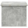 vidaXL Doh&aacute;nyz&oacute;asztal Beton Sz&uuml;rke 55 x 54,5 x 45 cm Faanyag