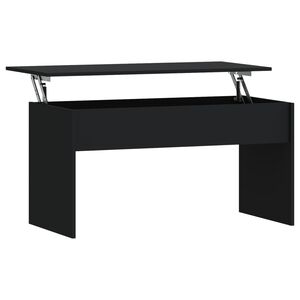 vidaXL fekete szerelt fa doh&aacute;nyz&oacute;asztal 102 x 50,5 x 52,5 cm