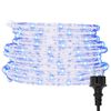 vidaXL PVC f&eacute;nyf&uuml;z&eacute;r 240 hideg feh&eacute;r LED-del 10 m