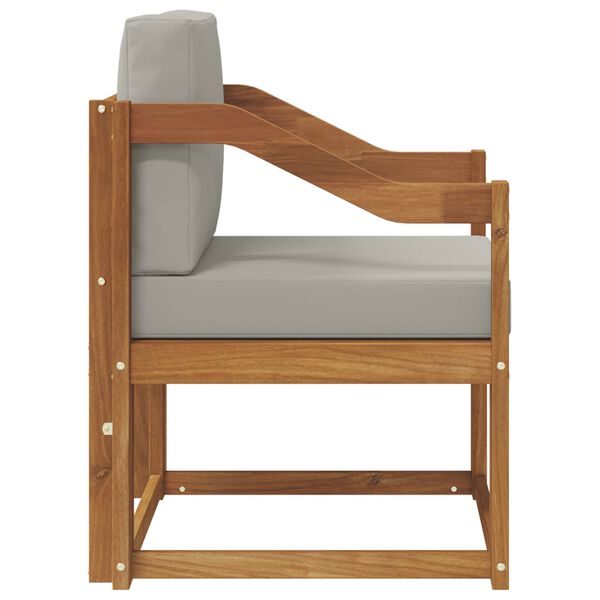 vidaXL K&uuml;lt&eacute;ri kanap&eacute; T&ouml;m&ouml;r ak&aacute;cfa &eacute;s poli&eacute;szter