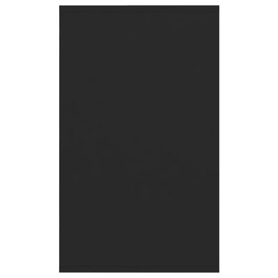 vidaXL fekete forgácslap tálalószekrény 3 fiókkal 120 x 41 x 75 cm