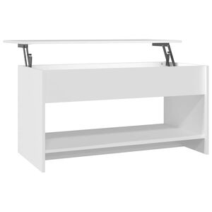 vidaXL feh&eacute;r szerelt fa doh&aacute;nyz&oacute;asztal 102x50x52,5 cm