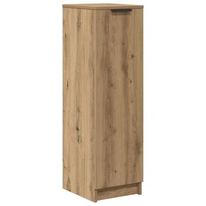 vidaXL k&eacute;zműves t&ouml;lgy sz&iacute;nű szerelt fa cipőszekr&eacute;ny 29,5x35x100,5 cm