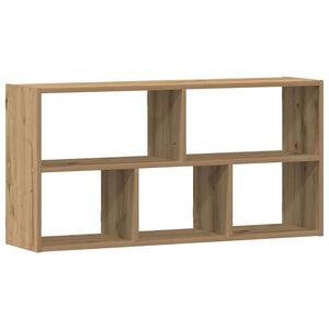 vidaXL k&eacute;zműves t&ouml;lgy sz&iacute;nű szerelt fa fali polc 100 x 25 x 50 cm