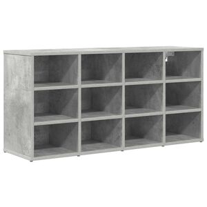 vidaXL Cipőszekr&eacute;ny 103 x 30 x 51 cm Szerelt Fa Betonsz&uuml;rke
