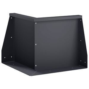 vidaXL T&aacute;mfal 50 x 50 x 30 cm Ac&eacute;l Antracitsz&uuml;rke