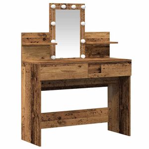 vidaXL &Ouml;lt&ouml;zk&ouml;dőasztal &Ouml;reg fa 100 x 40 x 130 cm Szerelt Fa