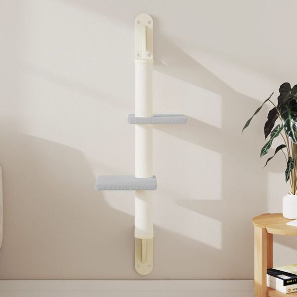 vidaXL vil&aacute;gossz&uuml;rke falra szerelhető kapar&oacute;fa 108 cm