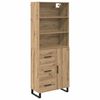 vidaXL Magasfi&uacute; 2 pcs Artisan t&ouml;lgy 69,5 x 34 x 180 cm Faanyag