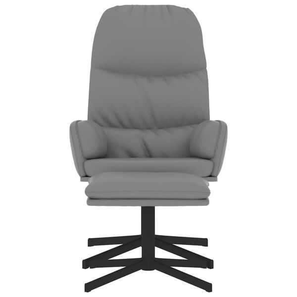 vidaXL sz&uuml;rke művel&uacute;r pihenőfotel l&aacute;btart&oacute;val