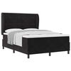 vidaXL Boxrug&oacute;s &aacute;gy matracmal fejt&aacute;ml&aacute;val Fekete 200 x 140 cm B&aacute;rsony