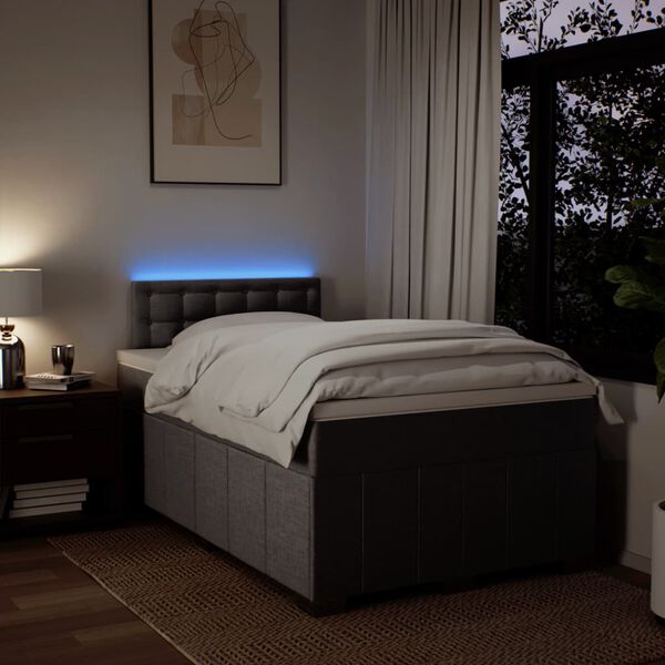 vidaXL t&oacute;psz&iacute;nű sz&ouml;vet rug&oacute;s &aacute;gy matraccal 120 x 190 cm