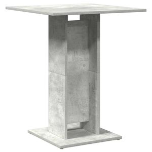 vidaXL betonsz&uuml;rke szerelt fa bisztr&oacute;asztal 60 x 60 x 75 cm