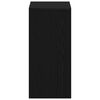 vidaXL Asztal polcokkal Fekete t&ouml;lgy 102,5 x 35 x 75 cm Faanyag