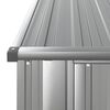 vidaXL szürke horganyzott acél kerti fészer 180,5 x 97 x 209,5 cm