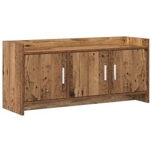 vidaXL TV szekr&eacute;ny 102 x 33 x 47 cm Antik Fa Szerelt Fa