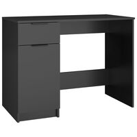 vidaXL fekete szerelt fa íróasztal 100 x 50 x 75 cm