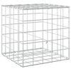vidaXL Gabion 5 mm Dr&oacute;ttal &eacute;s 10x10 cm R&aacute;csos 50x50x50 cm