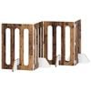 vidaXL Hajthat&oacute; &aacute;llatker&iacute;t&eacute;s 4 pcs T&ouml;lgyfa 201 x 38 x 70 cm M&eacute;rn&ouml;ki fa