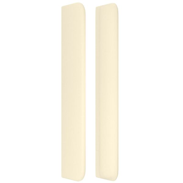 vidaXL kr&eacute;msz&iacute;nű műbőr fejt&aacute;mla sz&aacute;rnyakkal 147x16x118/128 cm