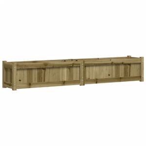 vidaXL impregn&aacute;lt fenyőfa kerti vir&aacute;gl&aacute;da 180x31x31 cm