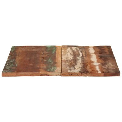 vidaXL tömör újrahasznosított fa asztallap 80 x 70 x (2,5-2,7) cm