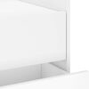 vidaXL fehér szerelt fa éjjeliszekrény 45 x 50 x 50 cm