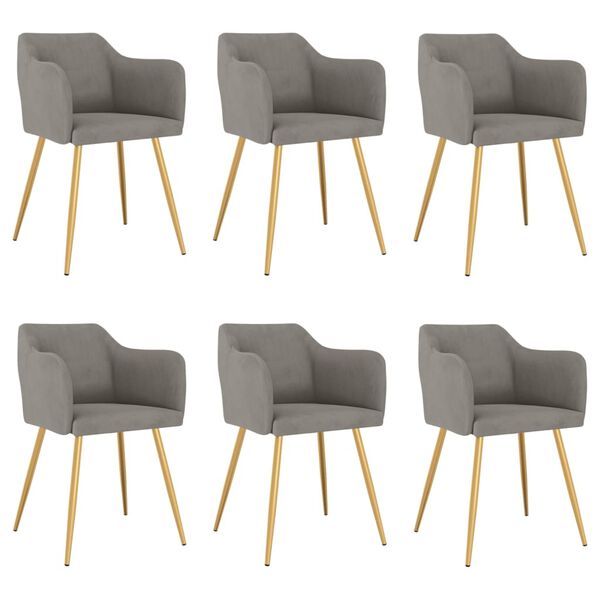 vidaXL 6 db vil&aacute;gossz&uuml;rke b&aacute;rsony &eacute;tkezősz&eacute;k