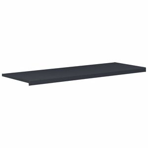 vidaXL Ablakp&aacute;rk&aacute;ny Antracit fa erezettel 140 x 50 x 4,5 cm PVC