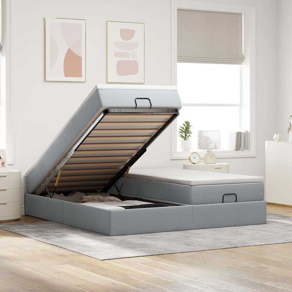 vidaXL Ottom&aacute;n &aacute;gykeret matracokkal Vil&aacute;gossz&uuml;rke 180x200cm sz&ouml;vet