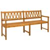 vidaXL Kerti pad 2 -szem&eacute;lyes 180 x 56 x 90 cm T&ouml;m&ouml;r Ak&aacute;cfa