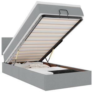 vidaXL vil&aacute;gossz&uuml;rke sz&ouml;vet ottom&aacute;n &aacute;gy matraccal & LED-ek 80x200cm