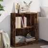 vidaXL f&uuml;st&ouml;s t&ouml;lgy sz&iacute;nű szerelt fa k&ouml;nyvespolc 60 x 24 x 76 cm