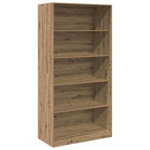 vidaXL k&eacute;zműves t&ouml;lgy sz&iacute;nű szerelt fa ruh&aacute;sszekr&eacute;ny 100 x 50 x 200 cm