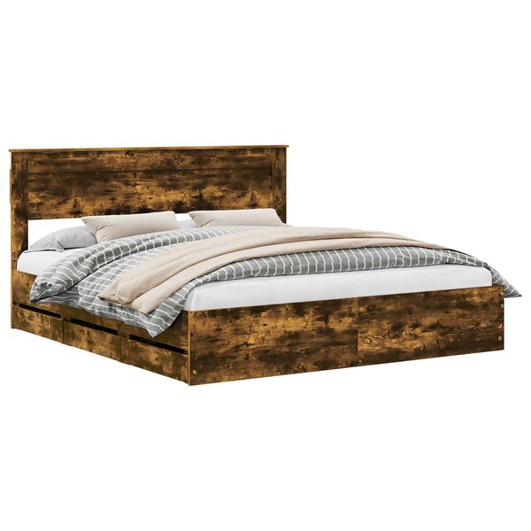 vidaXL &Aacute;gykeret fi&oacute;kkal F&uuml;st&ouml;lt t&ouml;lgy 200 x 200 cm M&eacute;rn&ouml;ki Fa