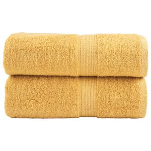 vidaXL pr&eacute;mium mosd&oacute;t&ouml;r&ouml;lk&ouml;ző SOLUND 2 db aranysz&iacute;nű 30 x 30 cm 600 g/m&sup2;