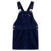 vidaXL Gyerek overall ruha Corduroy Navy 104
