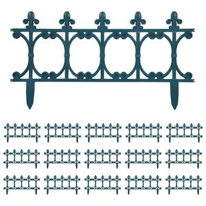 vidaXL 16 db z&ouml;ld polipropil&eacute;n gyepszeg&eacute;ly 10 m