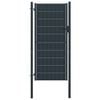vidaXL antracit PVC &eacute;s ac&eacute;l ker&iacute;t&eacute;skapu 100 x 204 cm