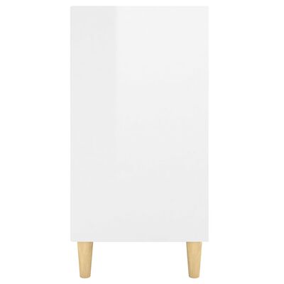 vidaXL magasfényű fehér forgácslap tálalószekrény 103,5 x 35 x 70 cm