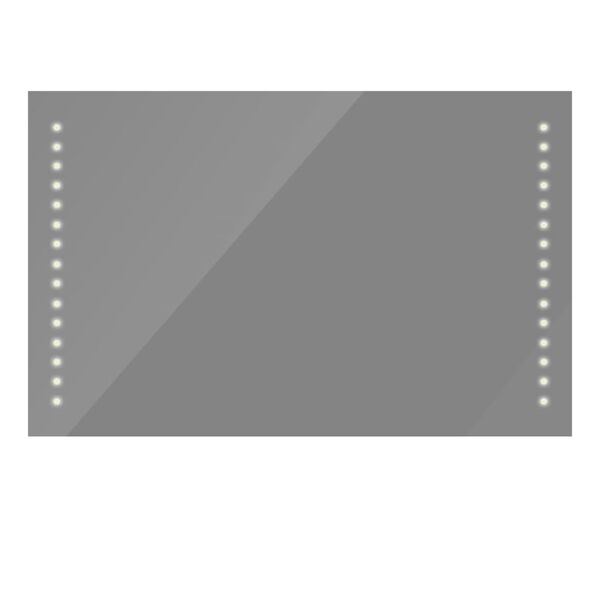 vidaXL fürdőszobatükör LED-fényekkel 100 x 60 cm (Ho x Ma)