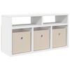 vidaXL Alacsony szekr&eacute;ny fi&oacute;kkal Feh&eacute;r 72 x 22,5 x 38 cm
