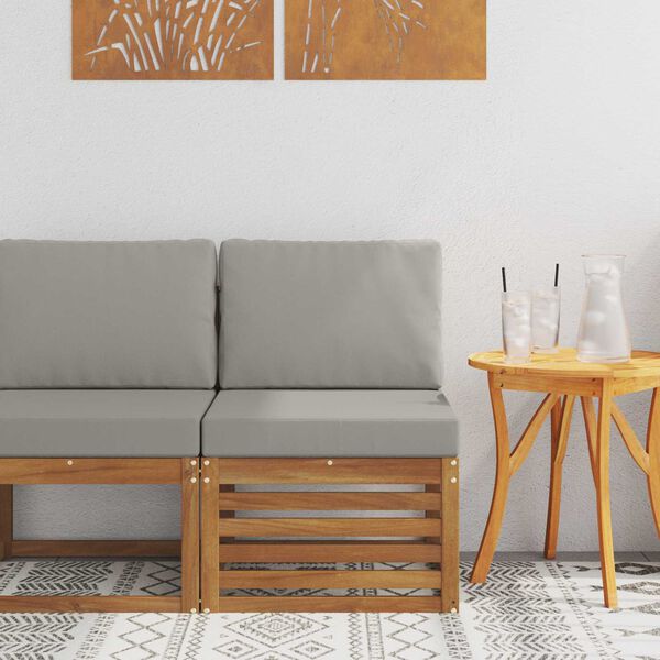 vidaXL K&uuml;lt&eacute;ri k&ouml;z&eacute;pső kanap&eacute; T&ouml;m&ouml;r Ak&aacute;cfa Term&eacute;szetes