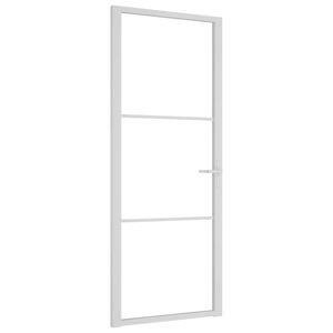 vidaXL feh&eacute;r ESG &uuml;veg &eacute;s alum&iacute;nium belt&eacute;ri ajt&oacute; 83 x 201,5 cm