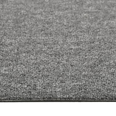 vidaXL 20 db szürke szőnyegpadlólap 5 m² 50 x 50 cm
