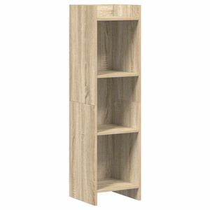 vidaXL K&ouml;nyvszekr&eacute;ny Sonoma T&ouml;lgy 30 x 30 x 111 cm Szerelt Fa